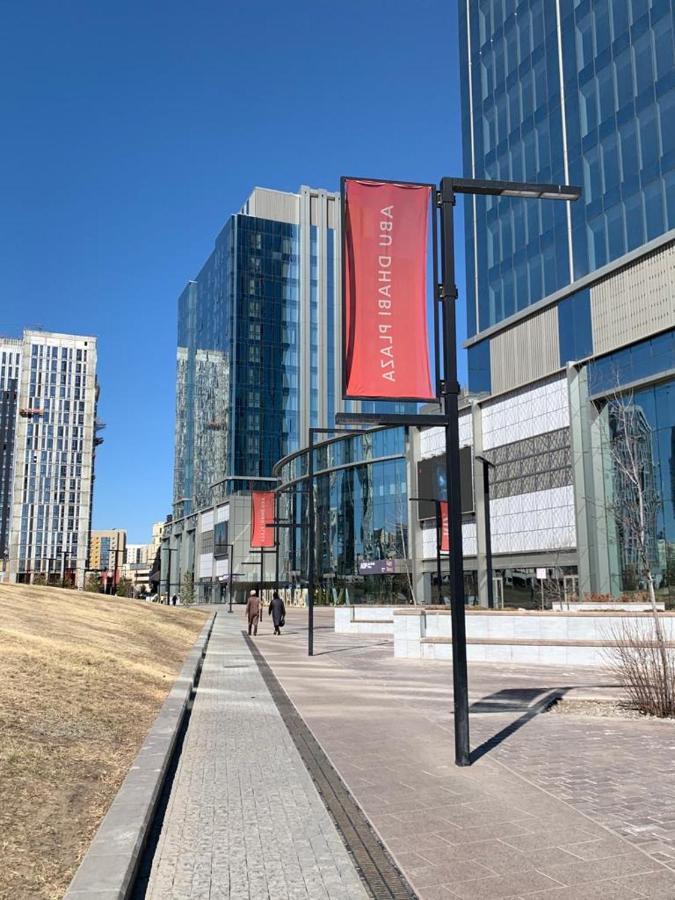 Квартира С Видом На Abu Dhabi Plaza Αστάνα Εξωτερικό φωτογραφία